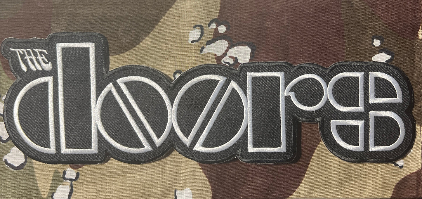 The Doors Logo Embroidered Back Patch D015P