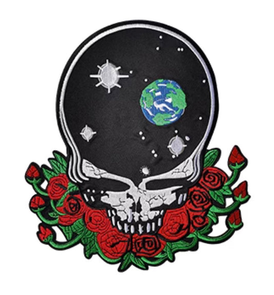 Grateful Dead Officially Licensed Space Your Face Back Patch G008P