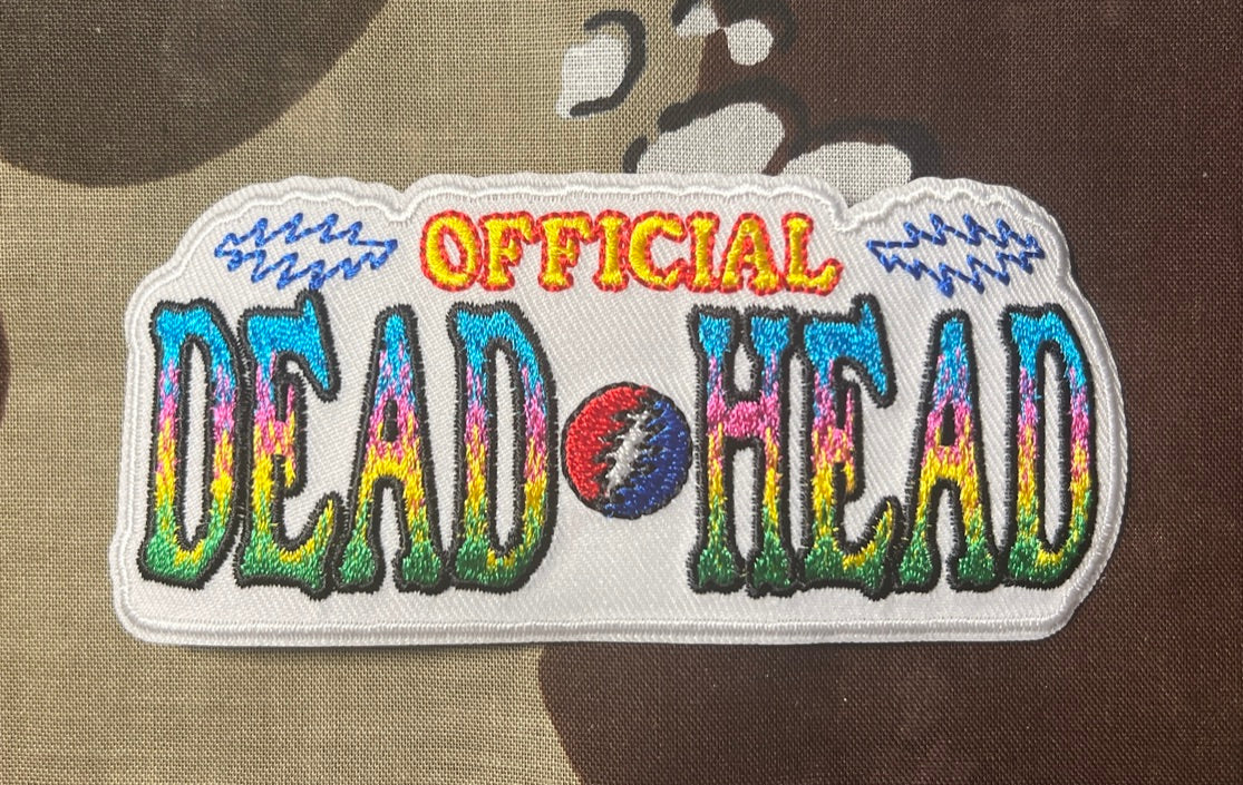 Grateful Dead Official Dead Head Officially Licensed Embroidered Patch G019P