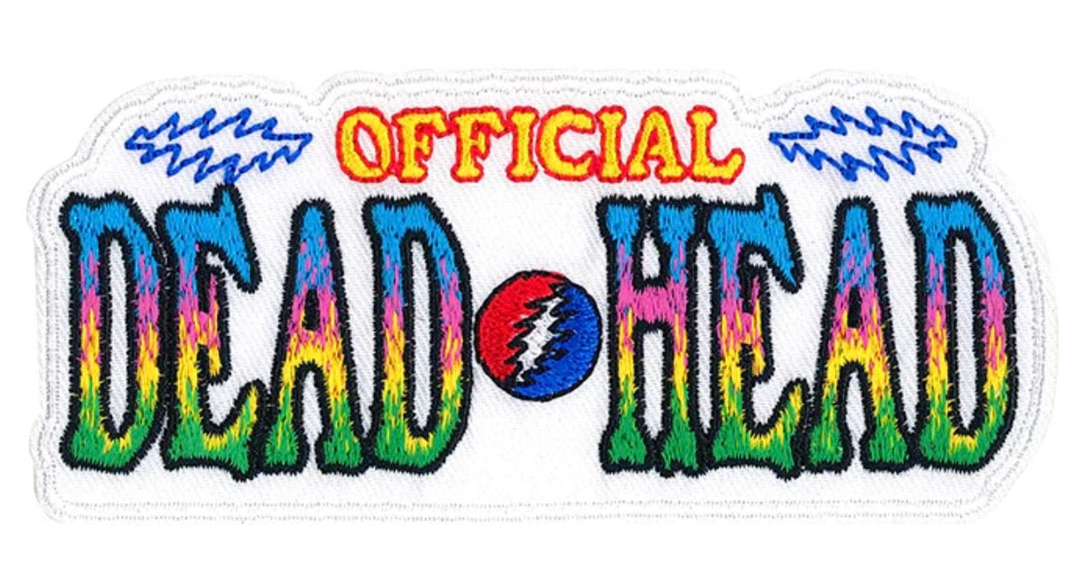 Grateful Dead Official Dead Head Officially Licensed Embroidered Patch G019P