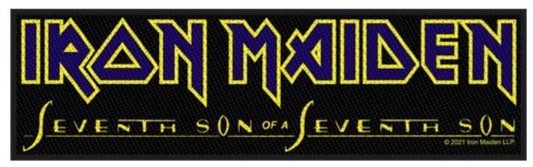 Iron Maiden Seventh Son Of A Seventh Son Super Strip Woven Patch I006P