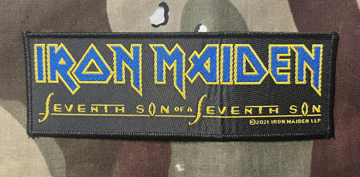 Iron Maiden Seventh Son Of A Seventh Son Super Strip Woven Patch I006P