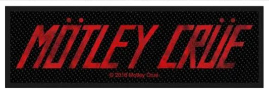 Motley Crue Official Too Fast For Love Woven Patch M011P