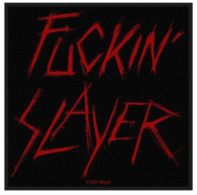 Slayer F*ckin' Slayer Woven Patch S052P