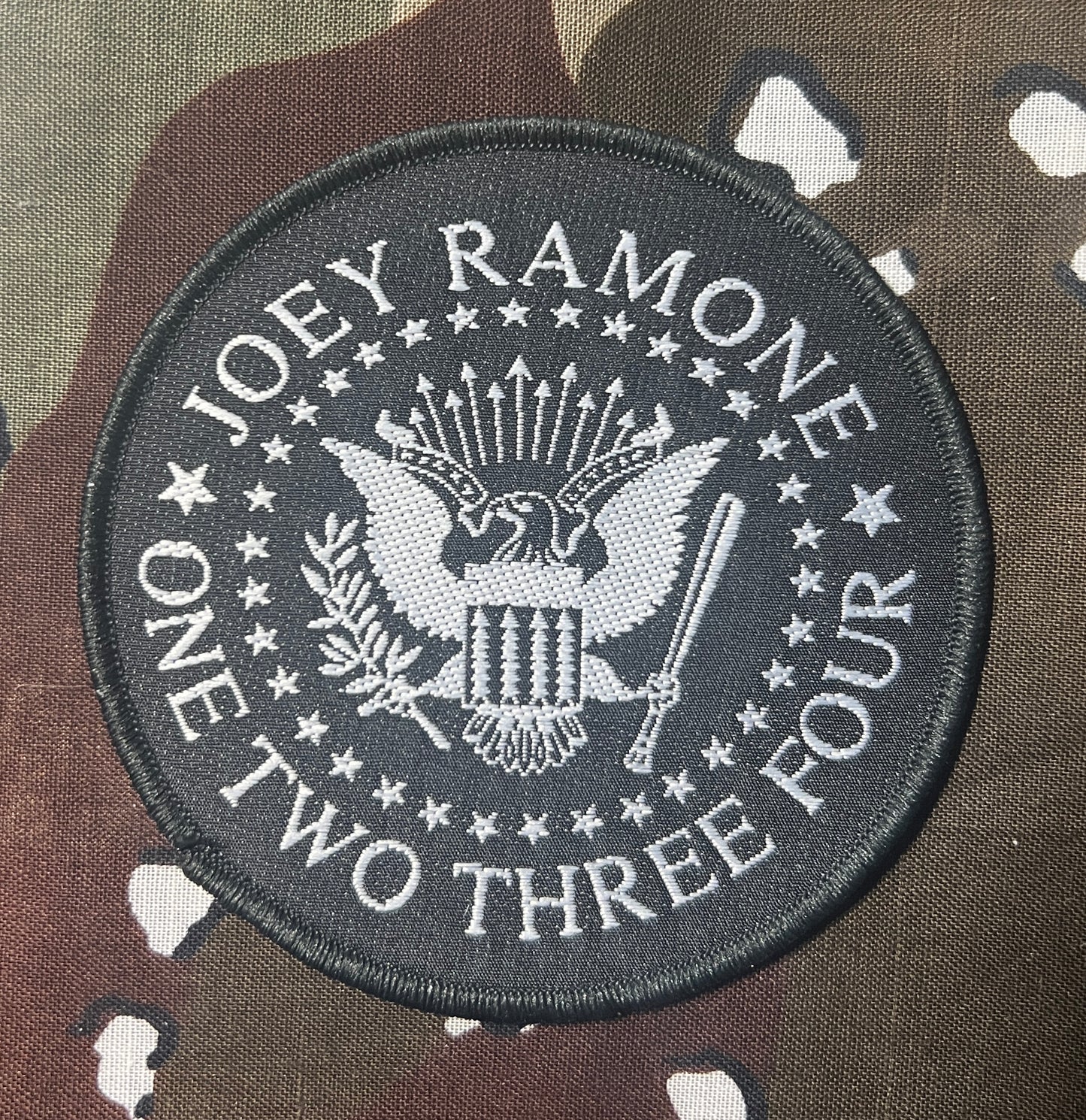 Joey Ramone Ramones Woven Patch R009P