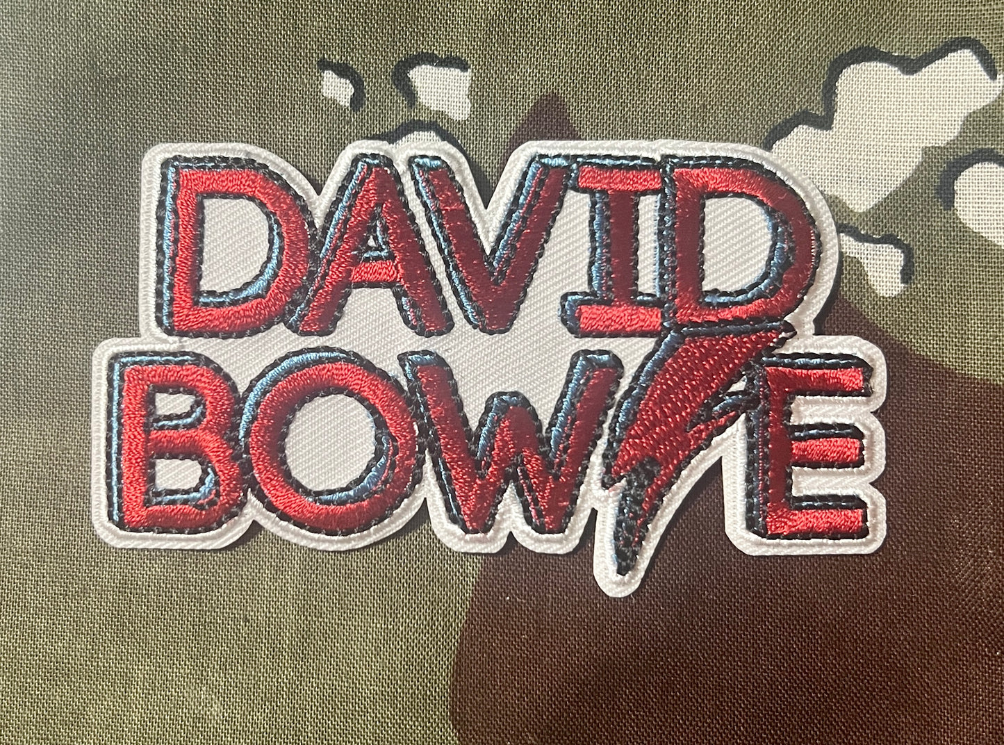 David Bowie Ziggy Stardust Embroidered Patch B027P