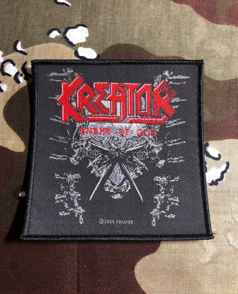 Kreator Official Enemy Of God Woven Patch K001P