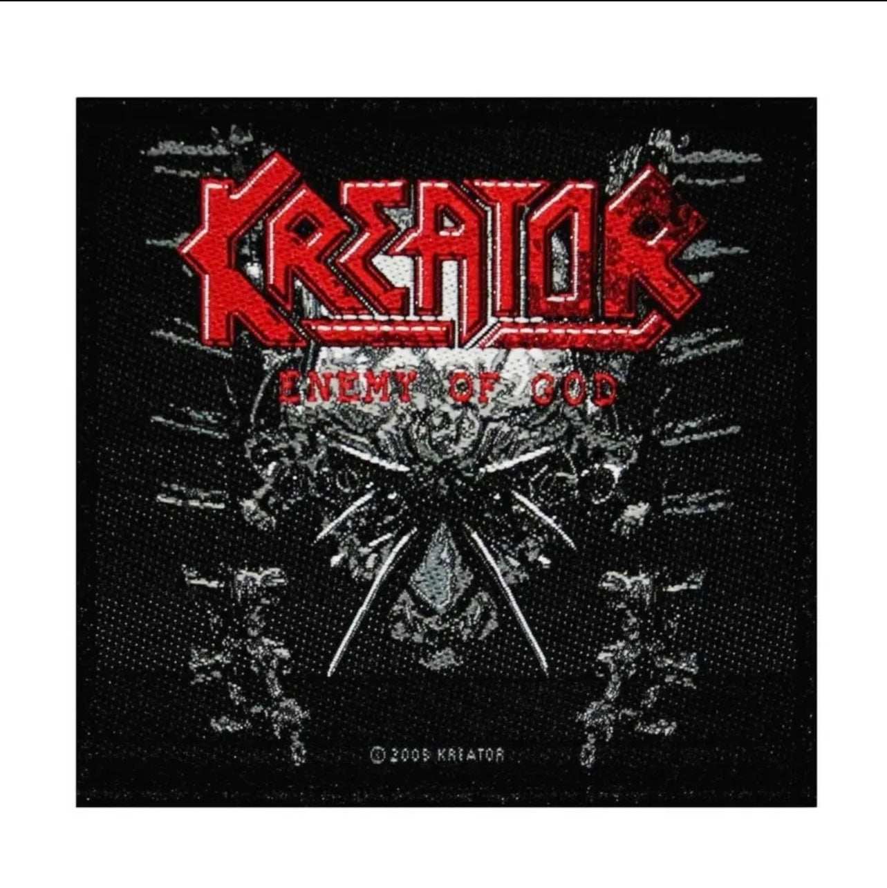 Kreator Official Enemy Of God Woven Patch K001P