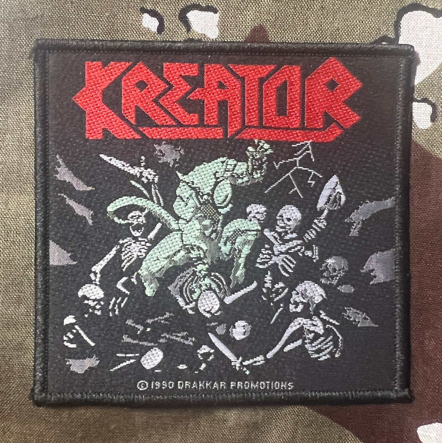 Kreator Official Pleasure To Kill Woven Patch K023P