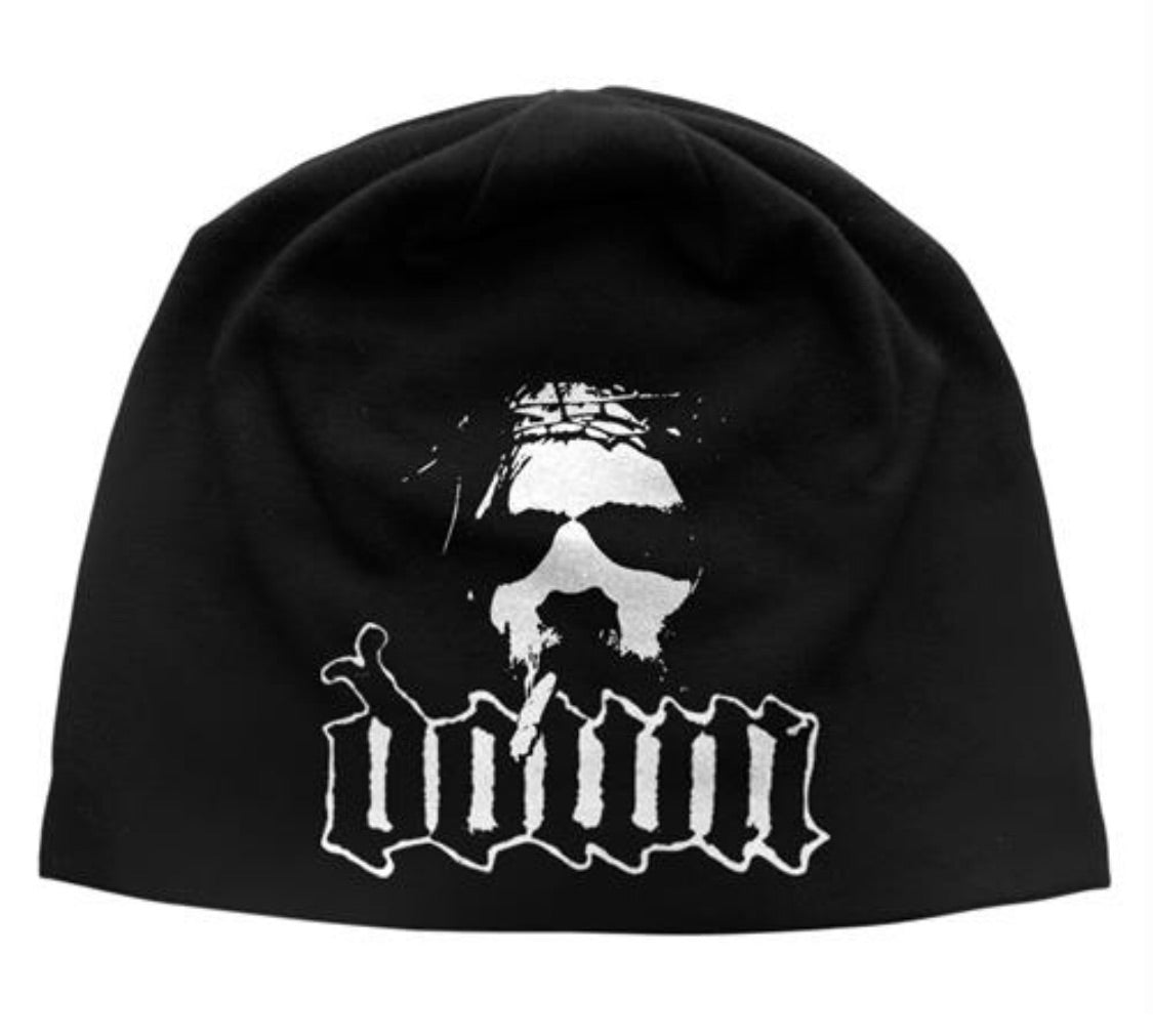 Down Nola Printed Beanie Skull Cap