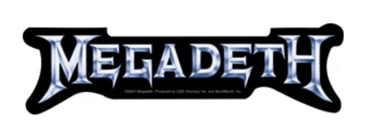 Megadeth Official Logo Sticker M027S