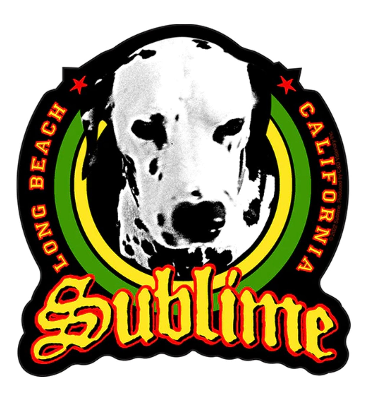 Sublime Lou Dog Long Beach Official Sticker S025S