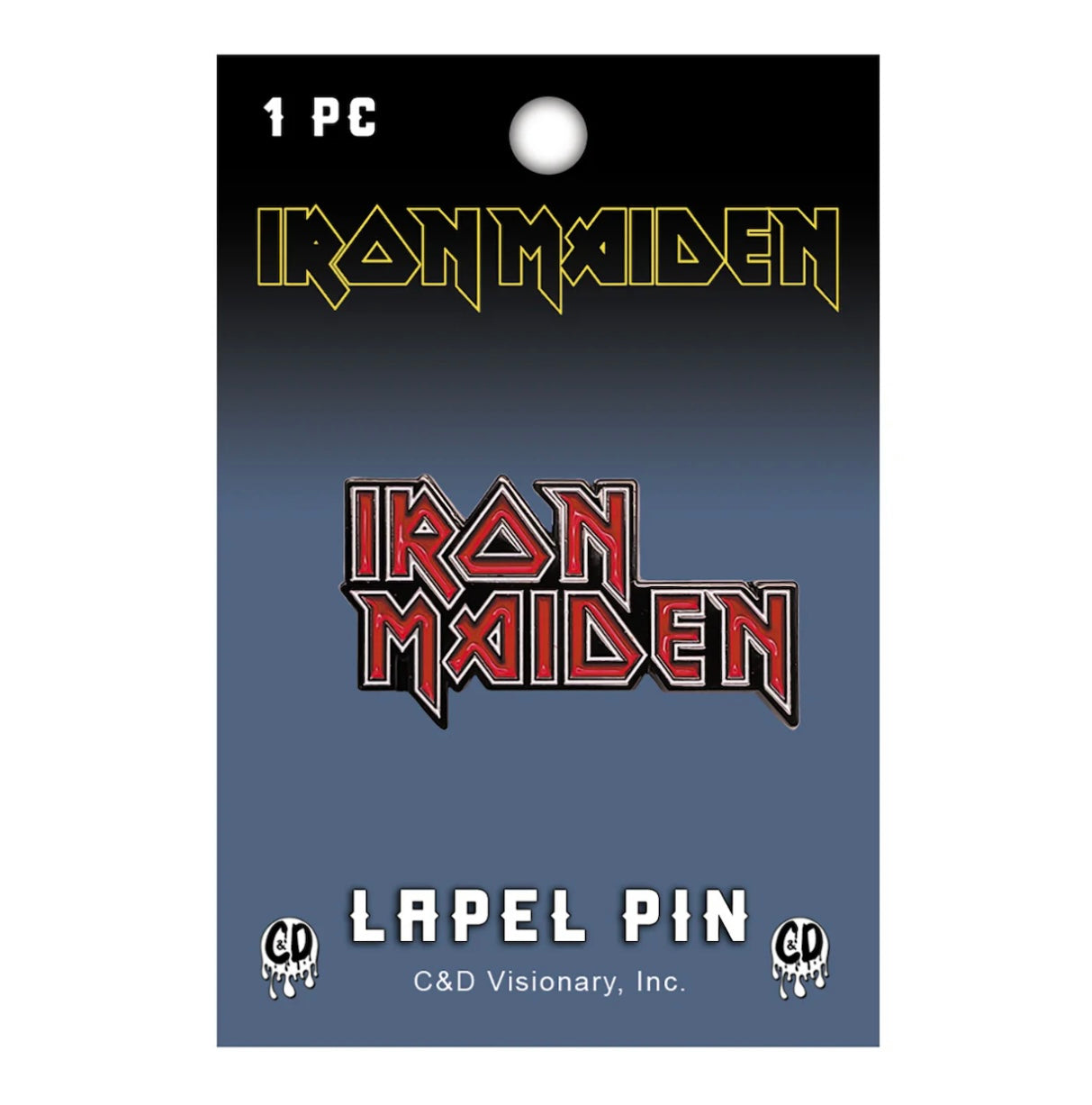 Iron Maiden Official Logo Enamel Lapel Pin I004PC