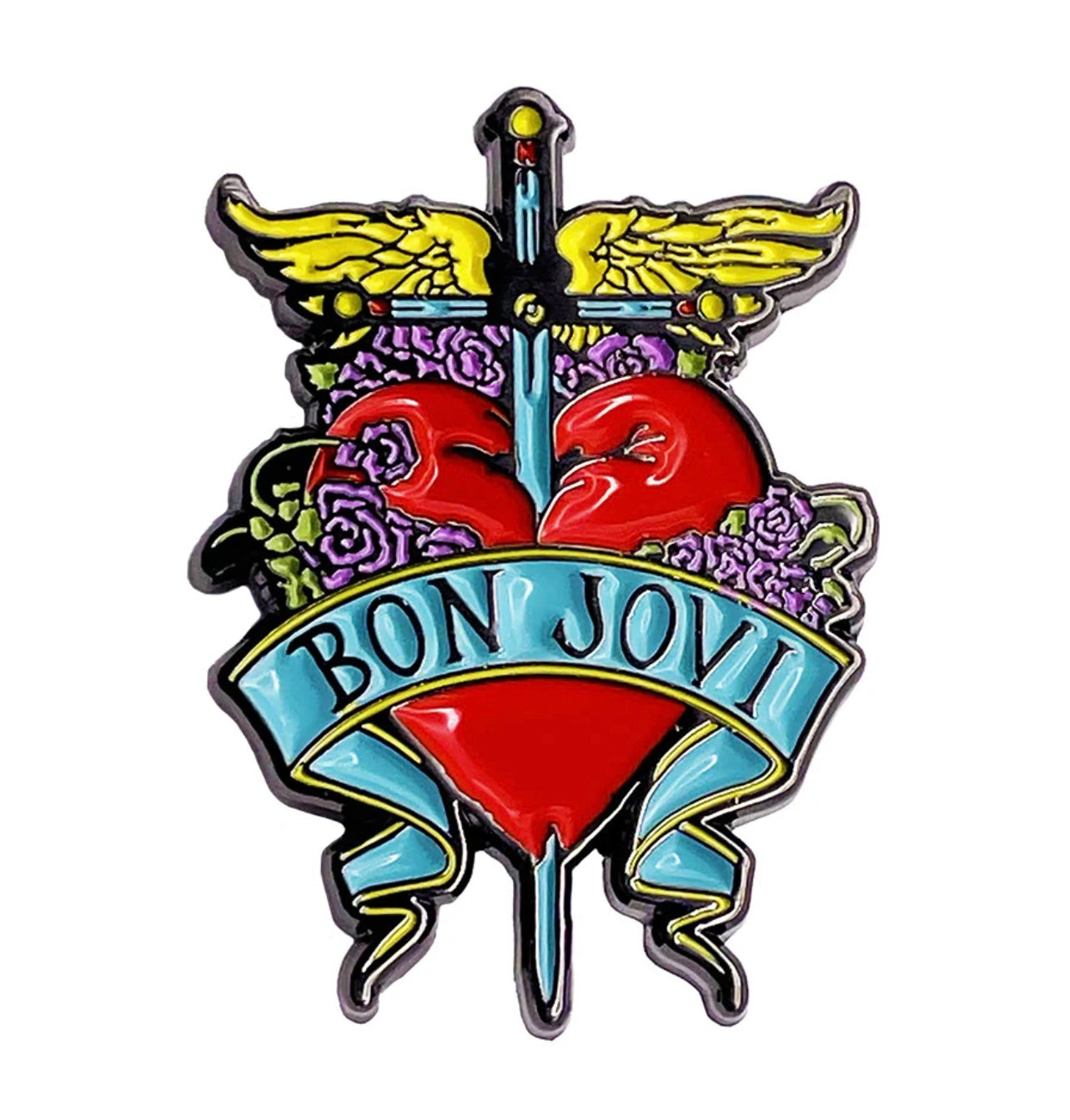 Bon Jovi Enamel Lapel Pin B002PC