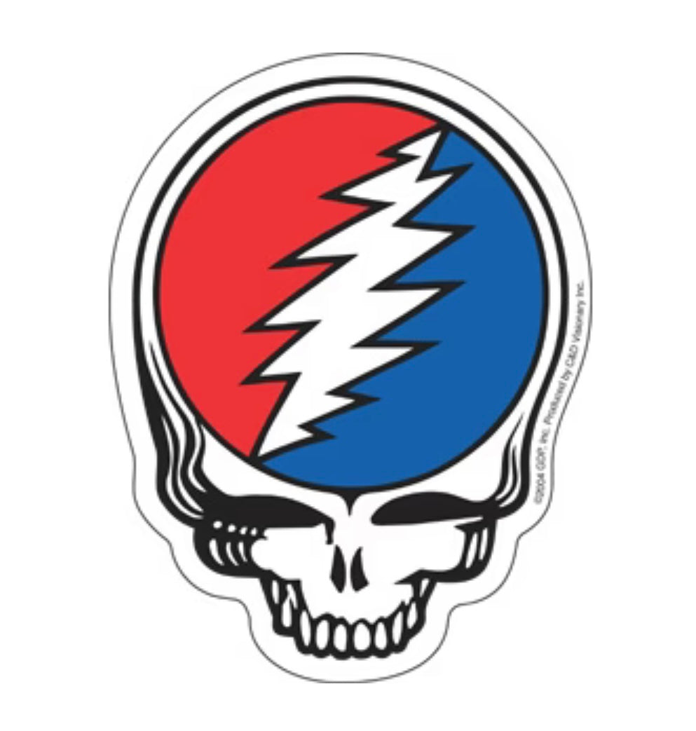 Grateful Dead Official Steal Your Face Sticker G021S