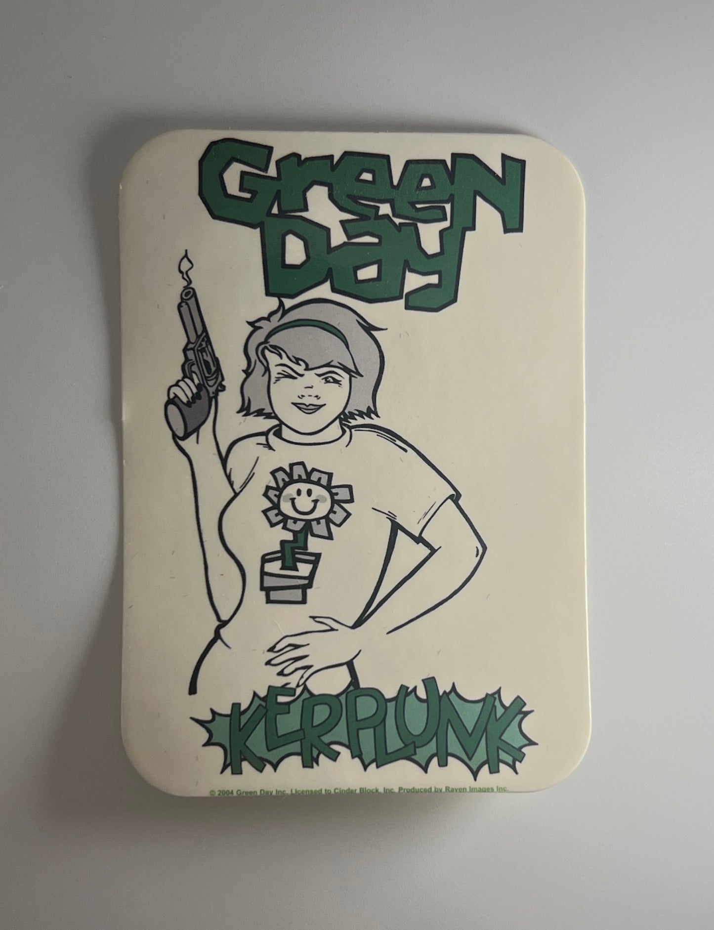 Green Day Kerplunk Small Sticker