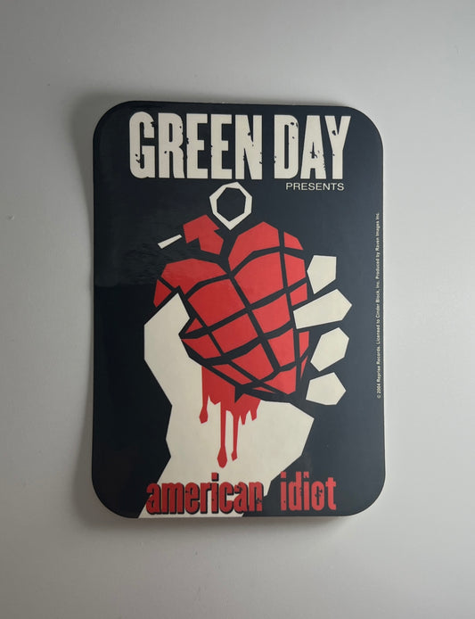 Green Day American Idiot Small Sticker