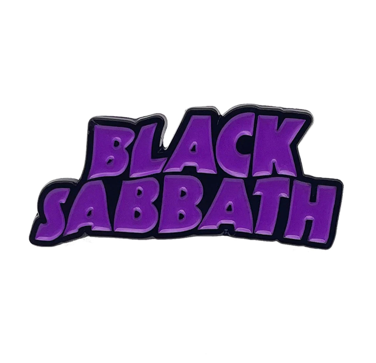 Black Sabbath Logo Enamel Lapel Pin B003PC