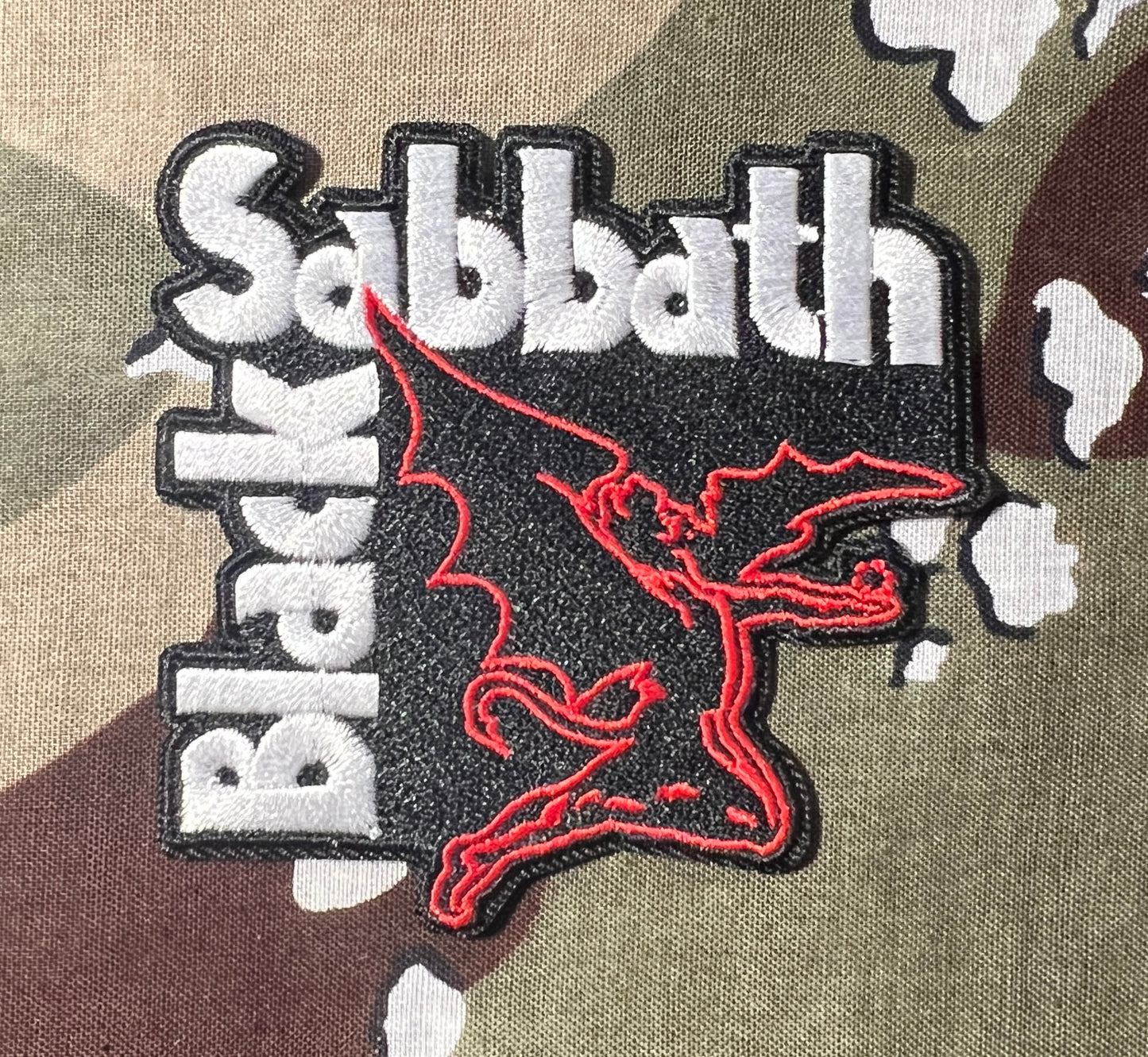 Black Sabbath Demon Embroidered Patch B045P