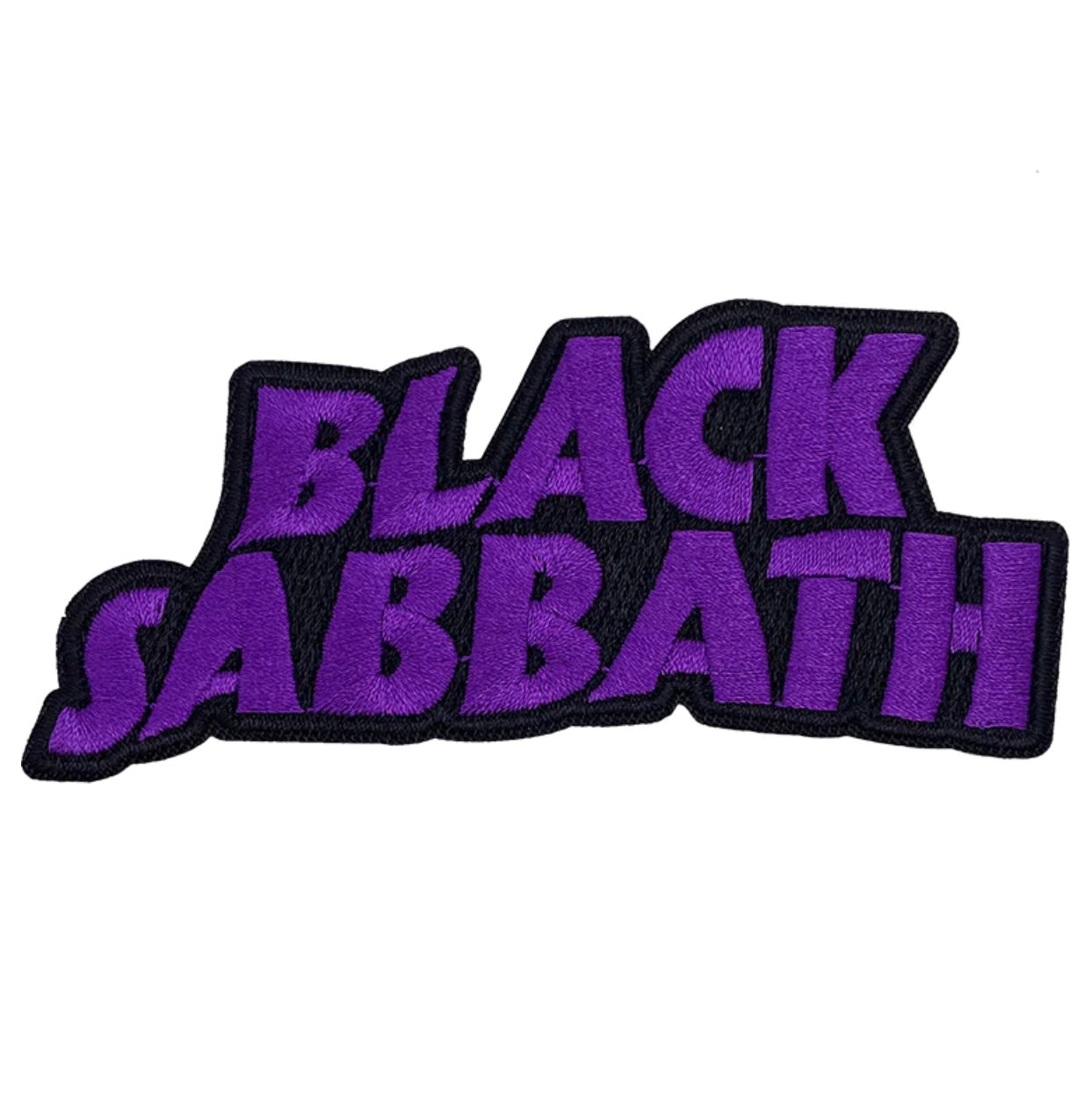 Black Sabbath Purple Logo Embroidered Patch B046P