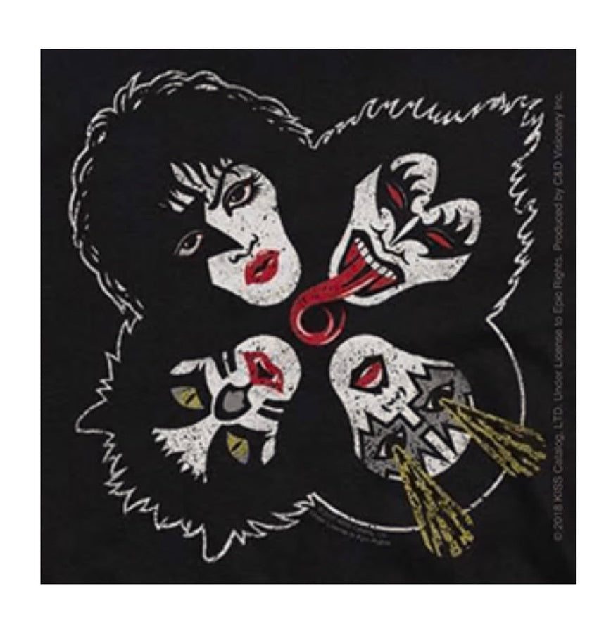 KISS Rock And Roll Over Sticker K007S