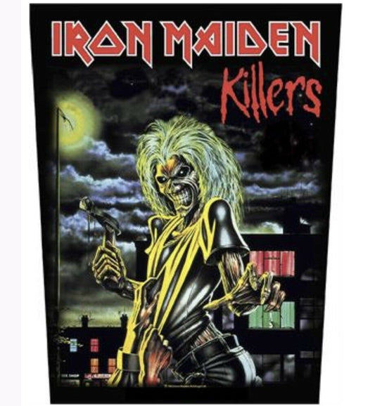 Iron Maiden Killers Official Back Patch I003P