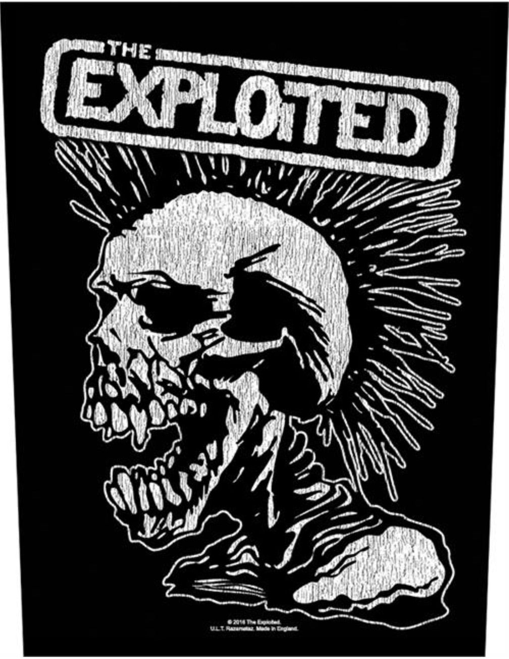 The Exploited Printed Back Patch E003P