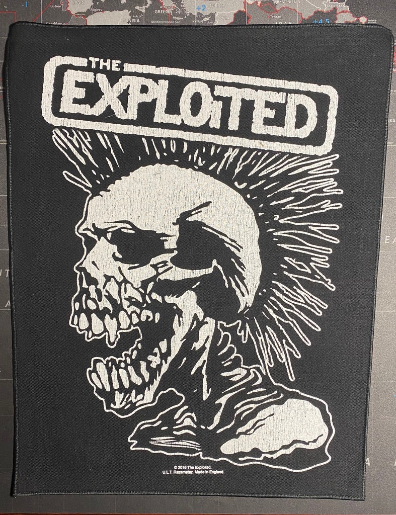 The Exploited Printed Back Patch E003P