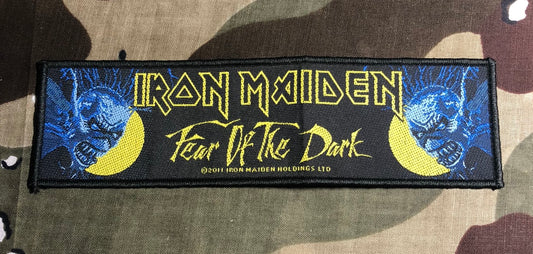 Iron Maiden Fear Of The Dark Super Strip Woven Patch I015P