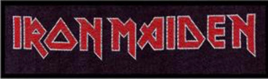 Iron Maiden Logo Super Strip Woven Patch I002P