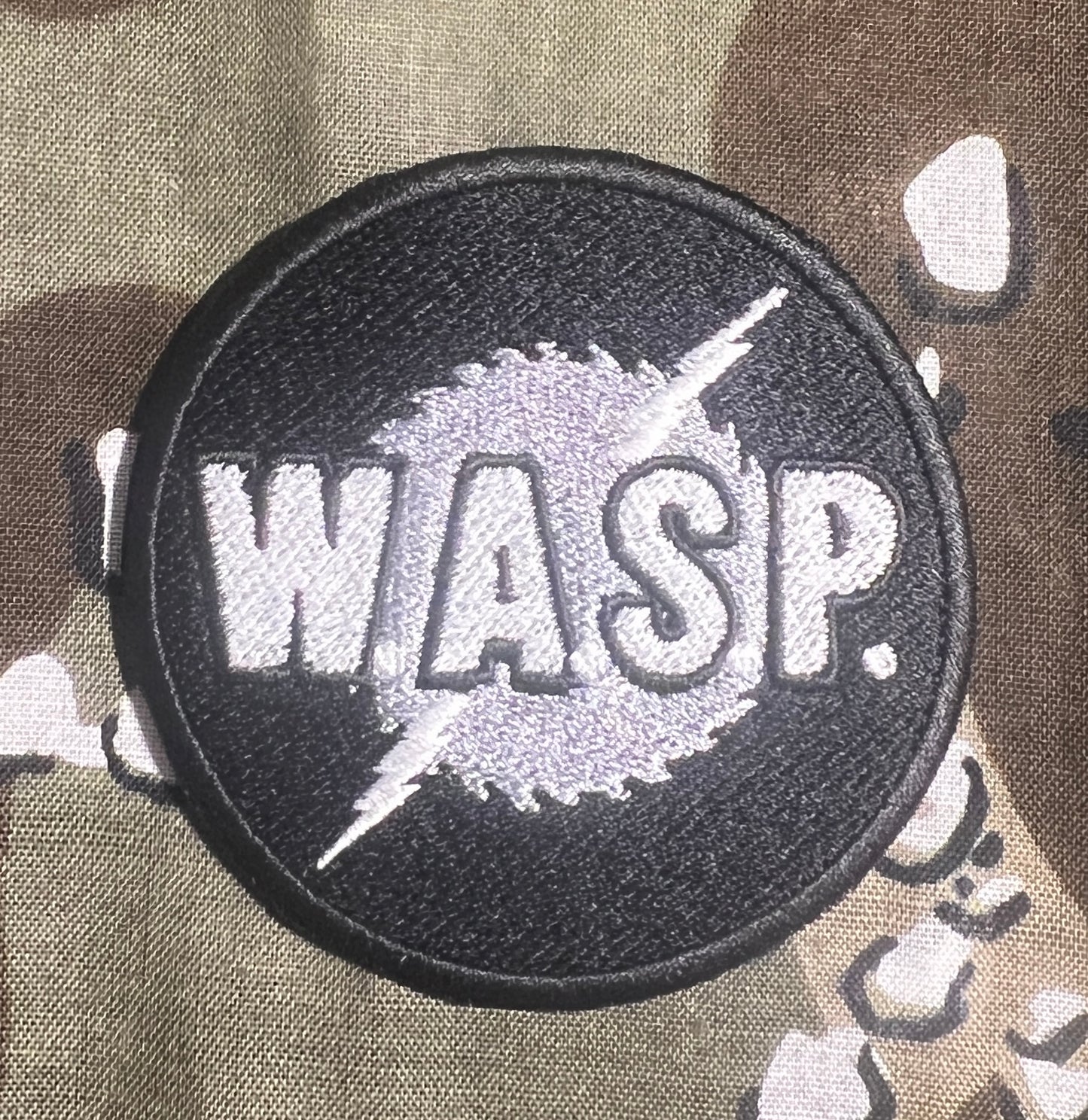 WASP W.A.S.P. Saw Blade Embroidered Patch W022P