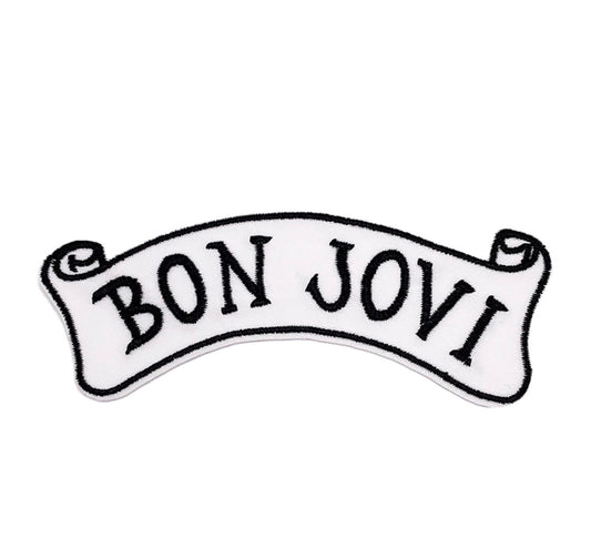 Bon Jovi Banner Embroidered Patch B024P