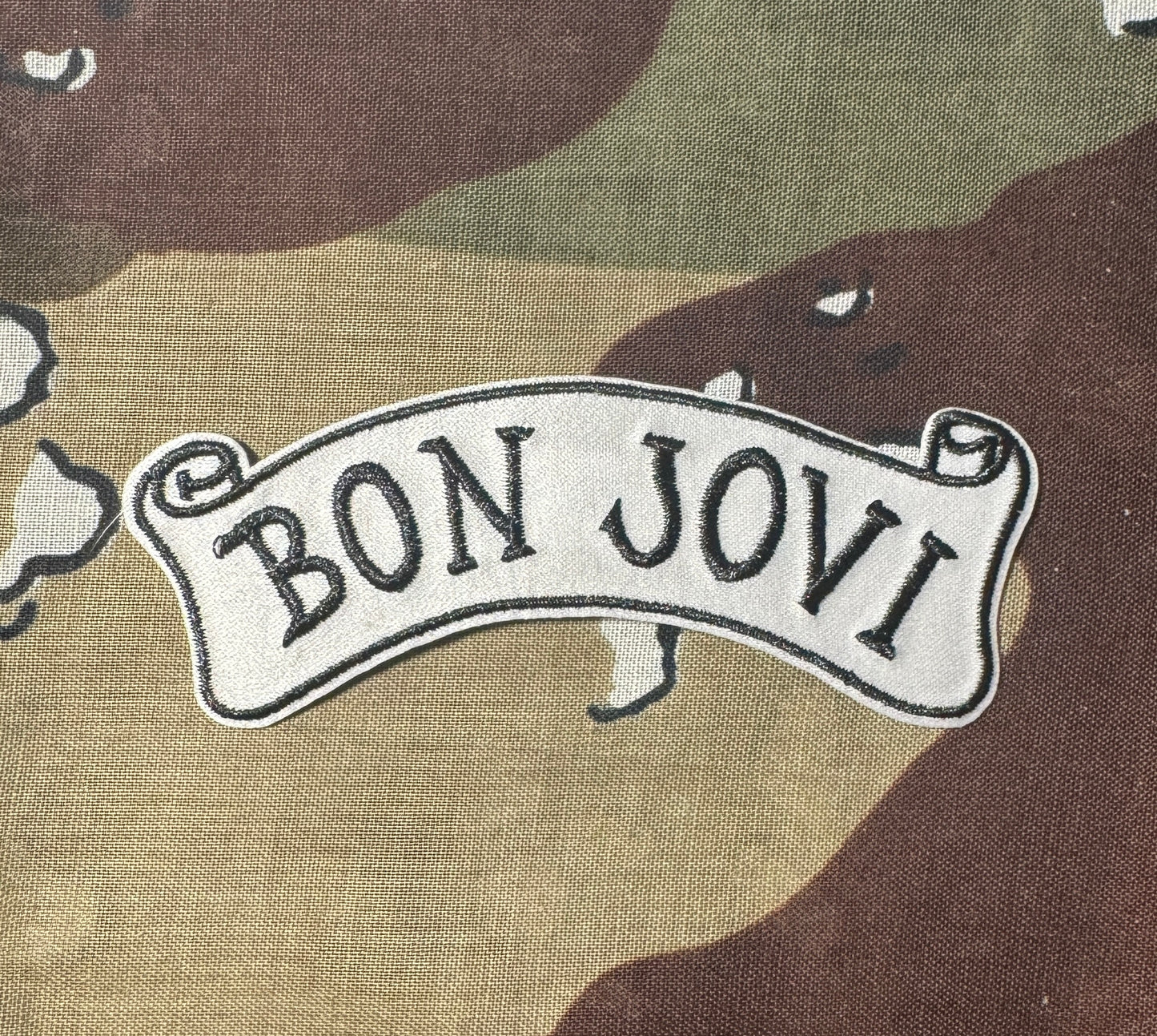 Bon Jovi Banner Embroidered Patch B024P