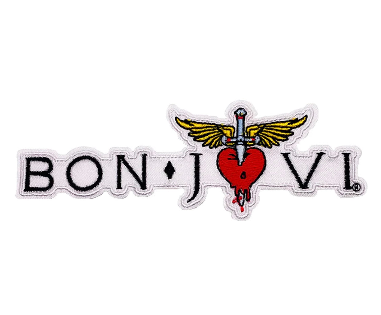 Bon Jovi Heart Embroidered Patch B031P