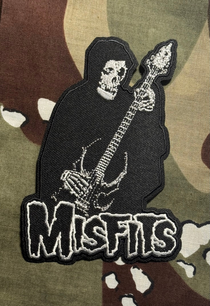 Misfis Crimson Ghost Bass Embroidered Patch M063P