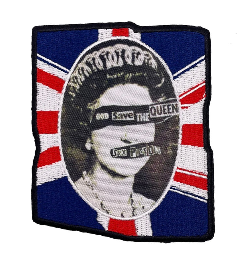 Sex Pistols God Save The Queen Embroidered/Woven Patch S076P