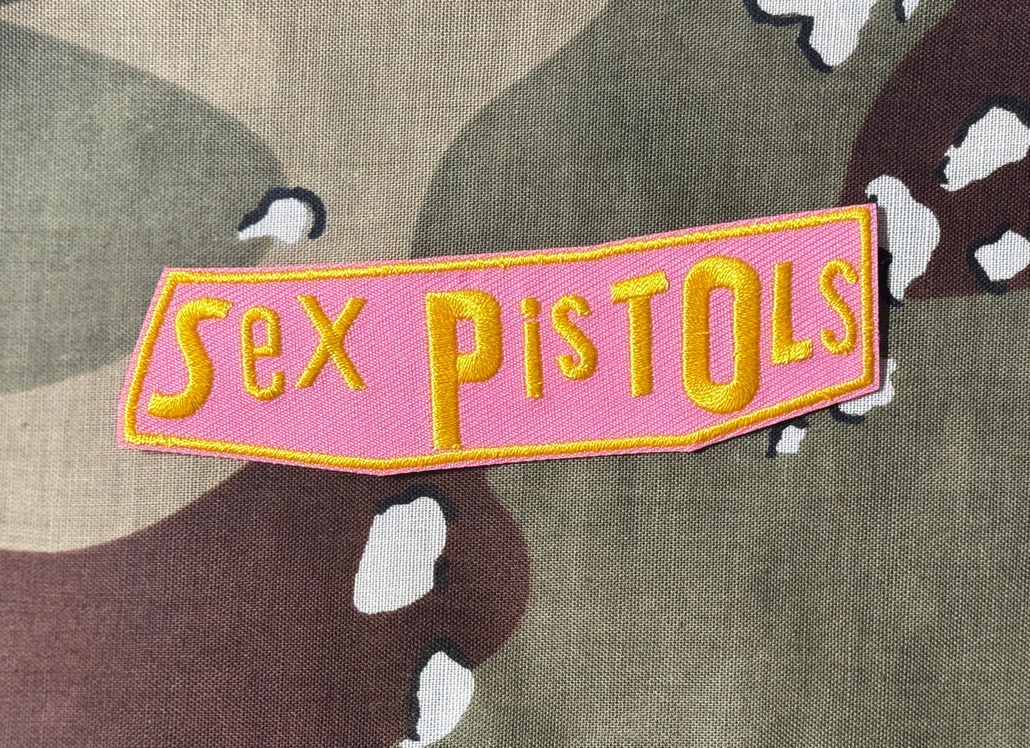 Sex Pistols Logo Embroidered Patch S077P