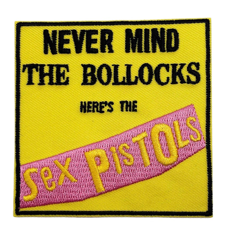 Sex Pistols Never Mind The Bollocks Embroidered Patch S078P