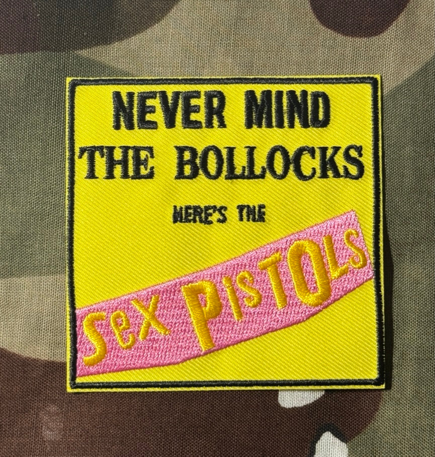 Sex Pistols Never Mind The Bollocks Embroidered Patch S078P