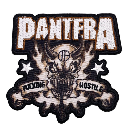 Pantera F*cking Hostile Embroidered/Woven Patch P009P