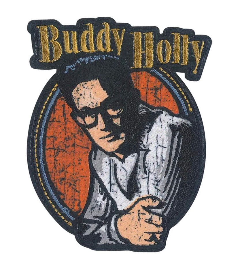 Buddy Holly Embroidered Patch H016P