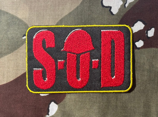 SOD S.O.D. Stormtroopers of Death Embroidered Patch