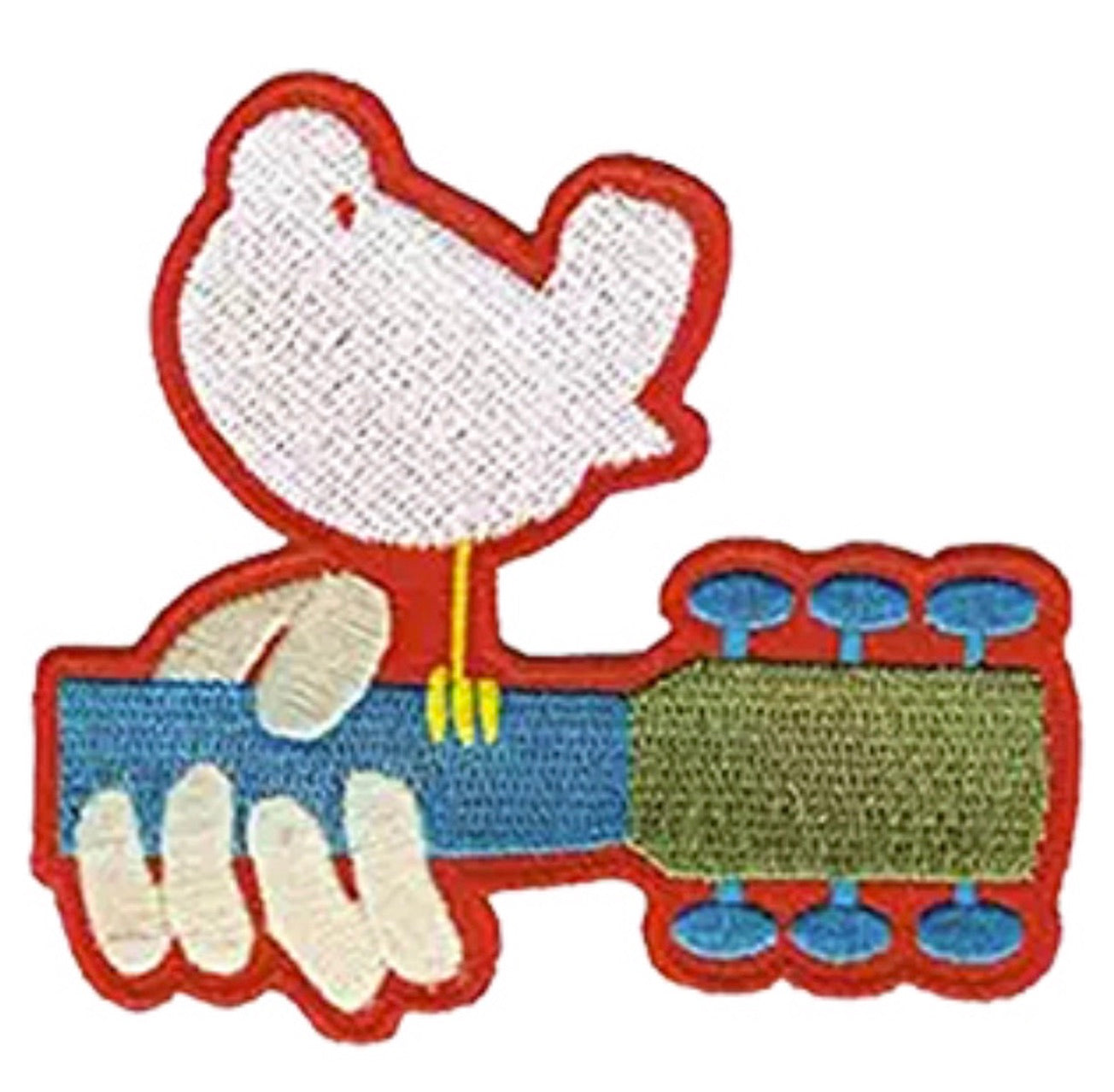 Woodstock Logo Dove Embroidered Back Patch W021P