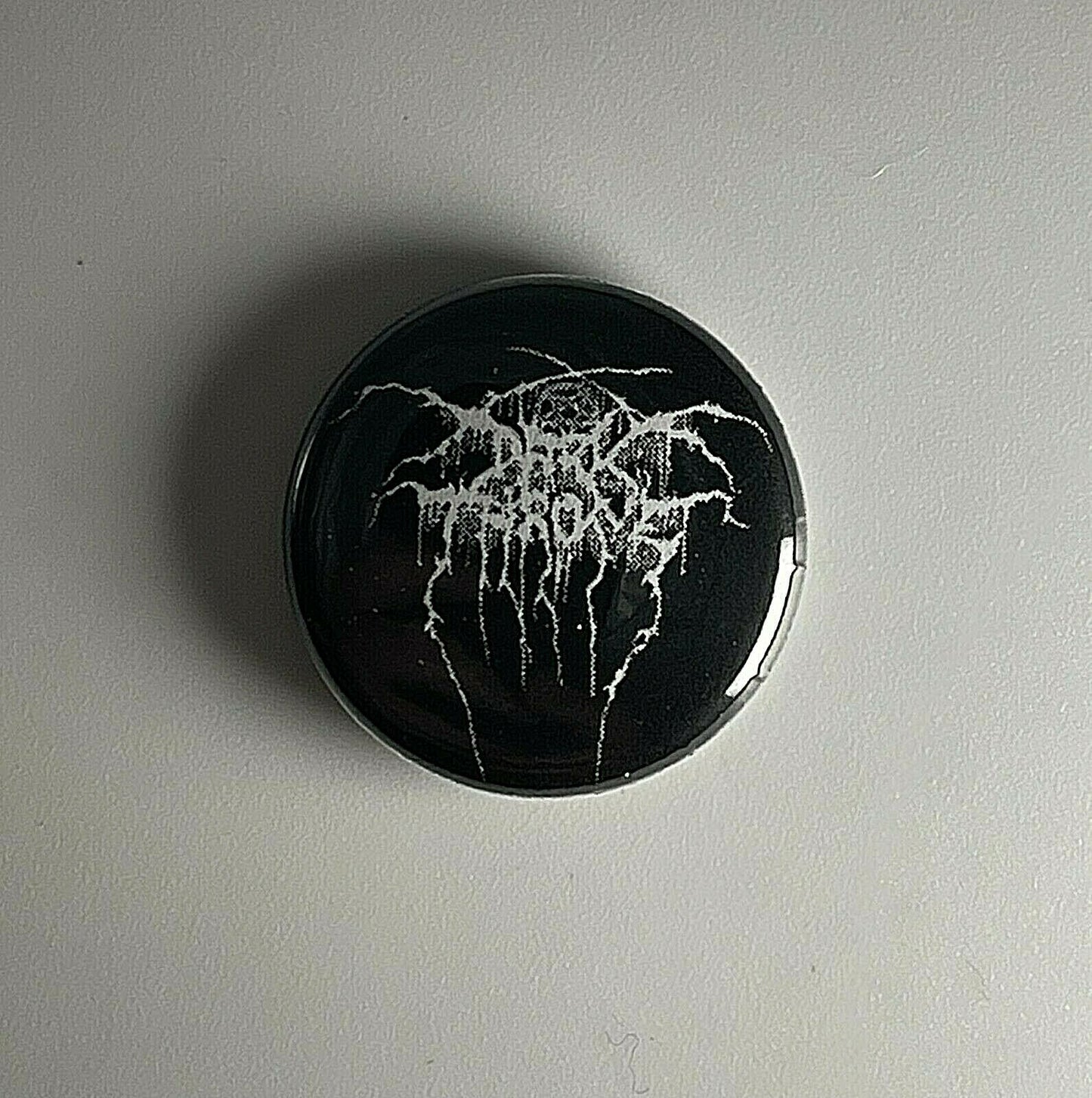 Darkthrone Logo 1” Button D014B Pin Badge