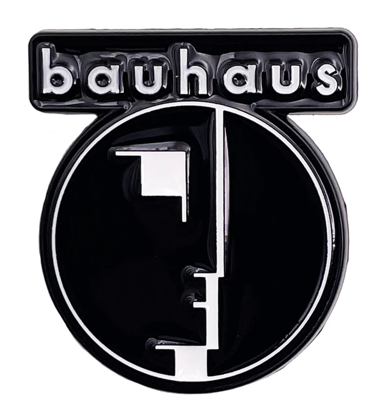 Bauhaus Enamel Lapel Pin B008PC