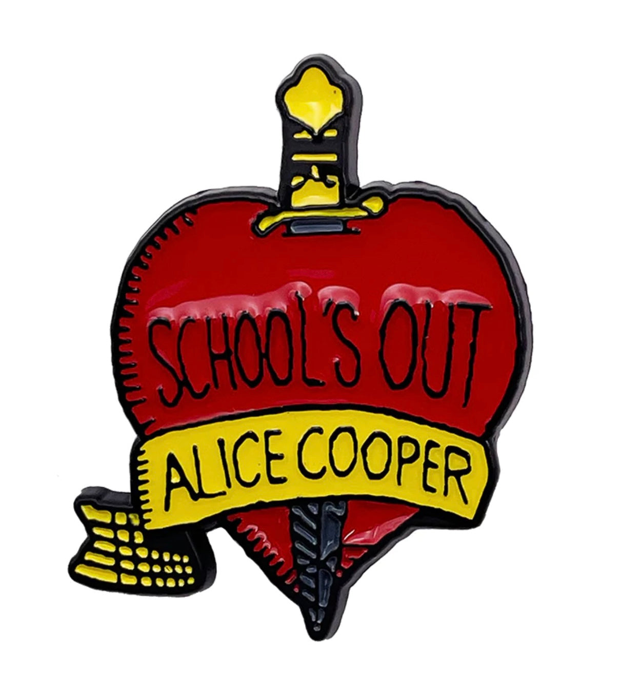 Alice Cooper School's Out Enamel Lapel Pin A003PC