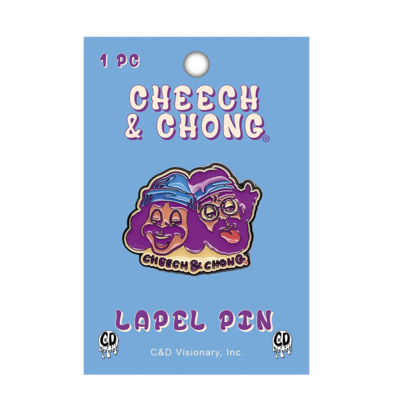 Cheech And Chong Enamel Lapel Pin C004PC