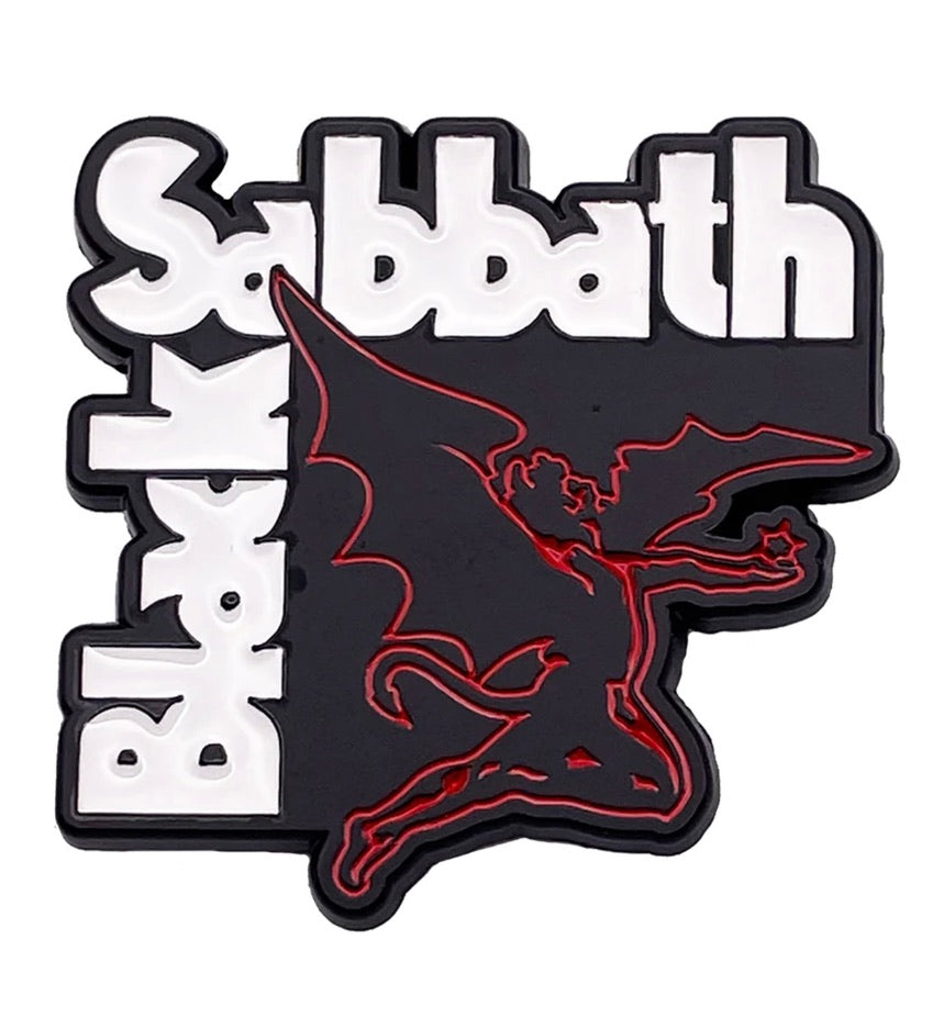 Black Sabbath Demon Enamel Lapel Pin B011PC