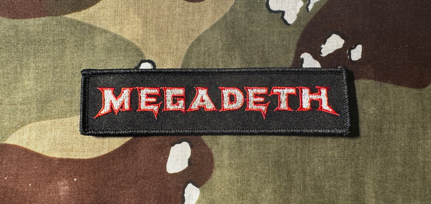 Megadeth Official Logo Embroidered Patch