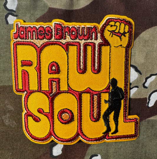 James Brown Raw Soul Embroidered Patch B048P